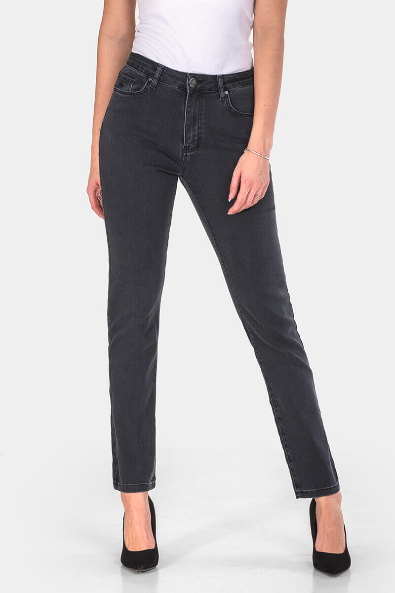 Слим фит дамски дънки 7499-80 Anna