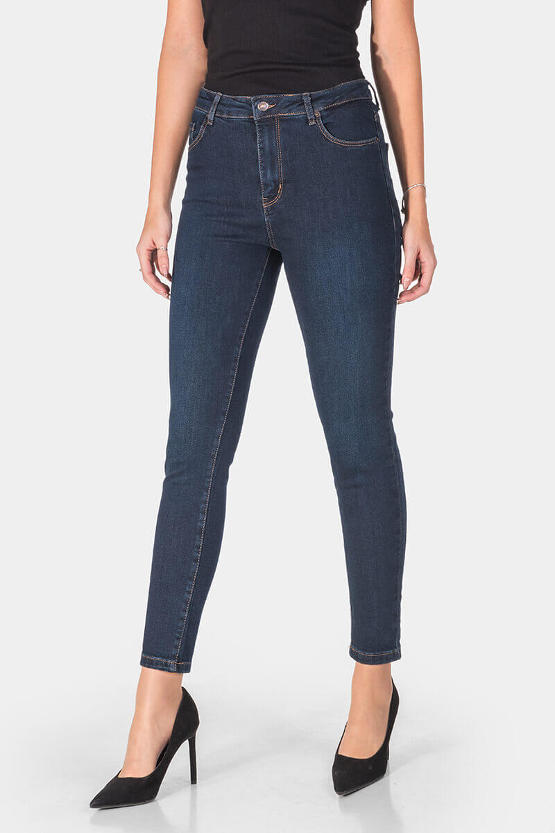 Слим фит дамски дънки 7788-79 Alissa