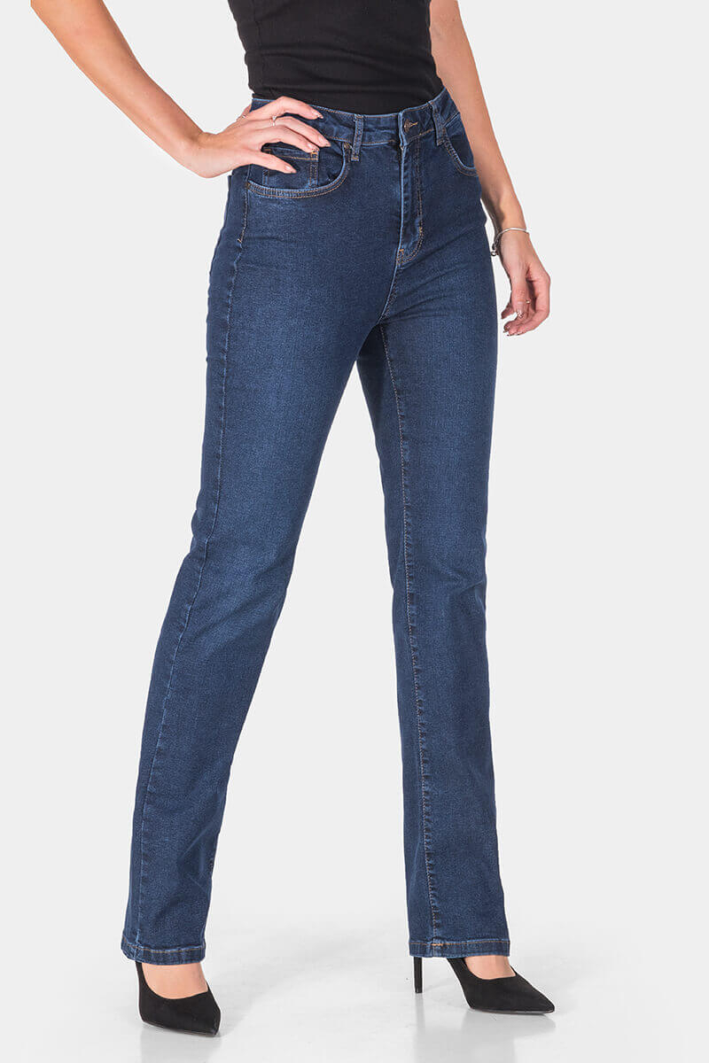 Прави дамски дънки 7817-78 Lady XL