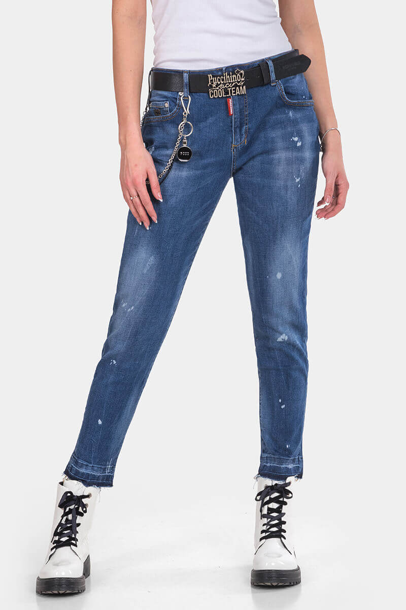 Бойфренд дамски дънки 50319-78 Puccihino