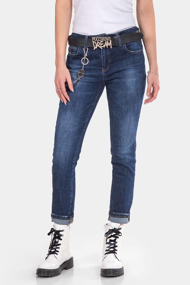 Бойфренд дамски дънки 50364-79 Puccihino