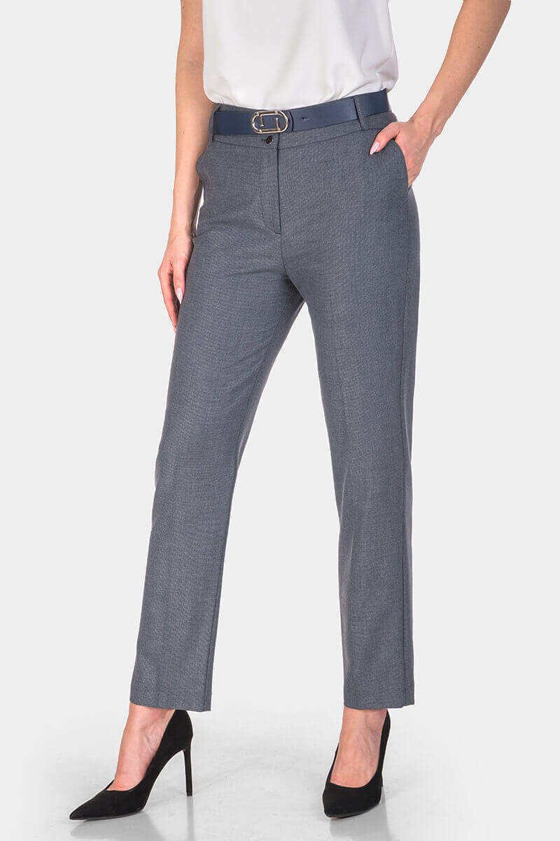 Елегантен дамски панталон с колан 55090P-18 KADELLI