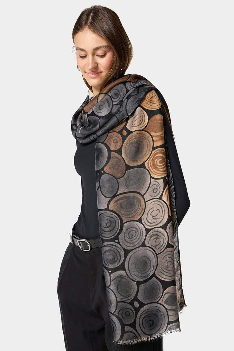 Дамски шал 15097-16 Indigo A