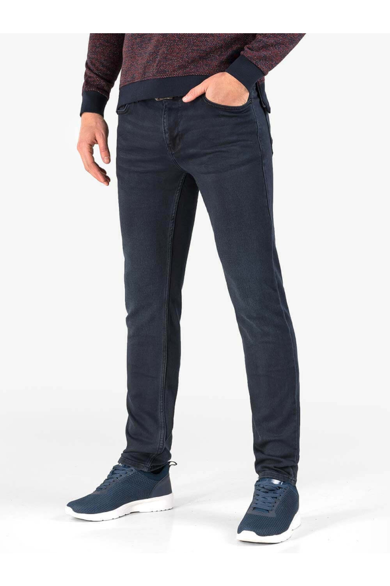 Слим фит мъжки дънки в индигово синьо 3200 INDIGO Fashion