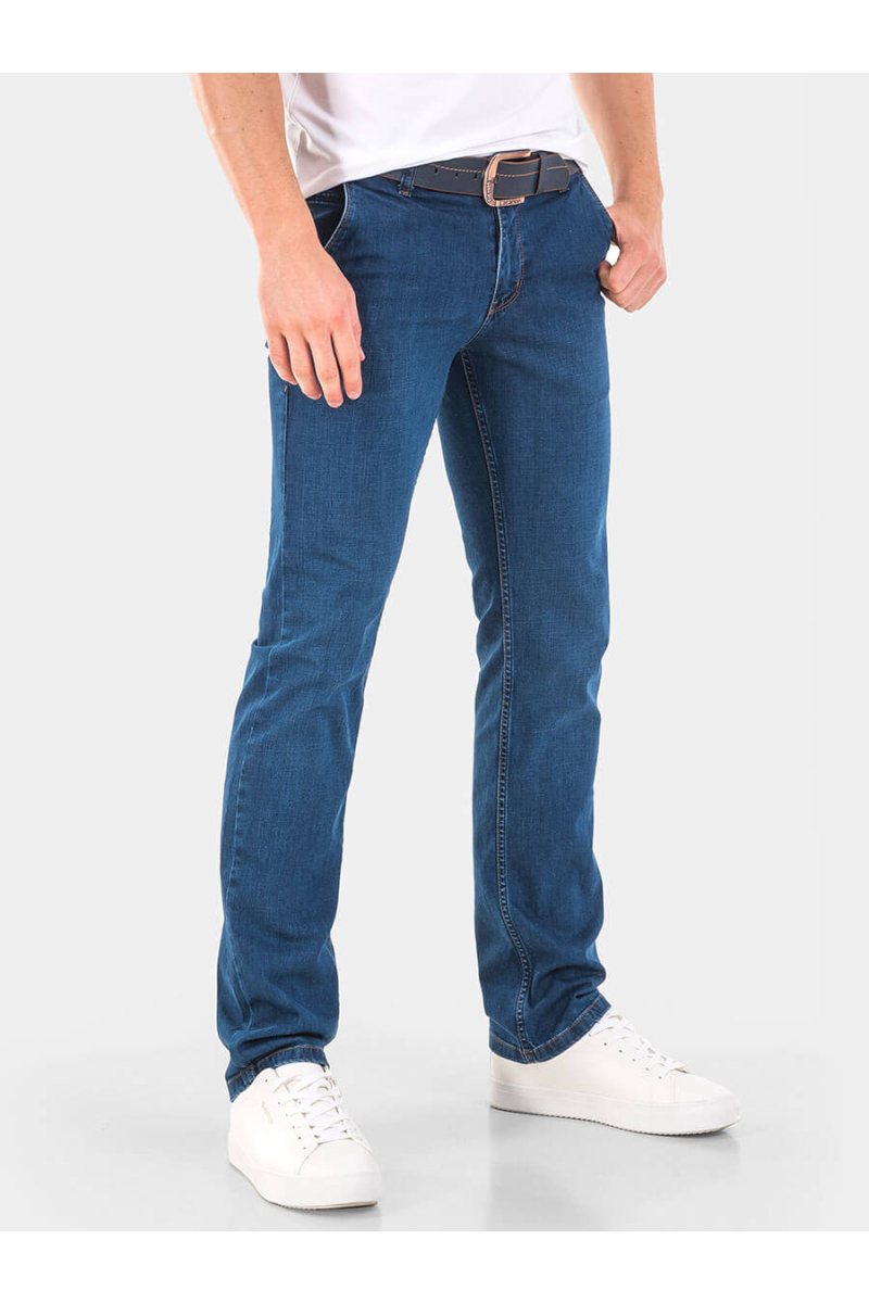 Прави мъжки дънки 5832 INDIGO Fashion