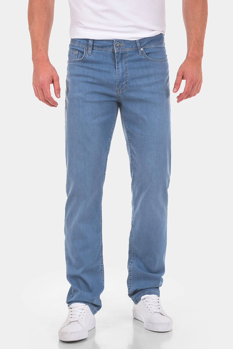 Прави мъжки дънки 7065 LACARINO