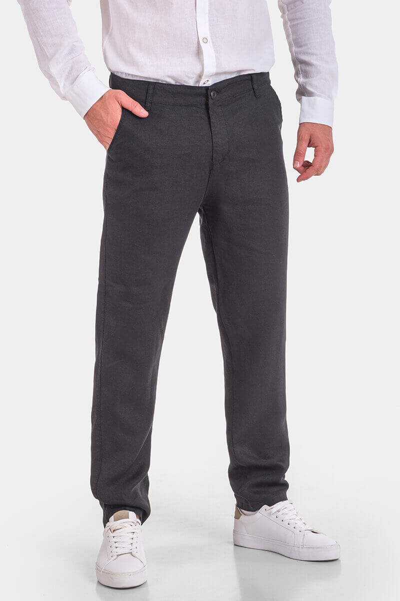 Мъжки ленен панталон 31446-09 MCL