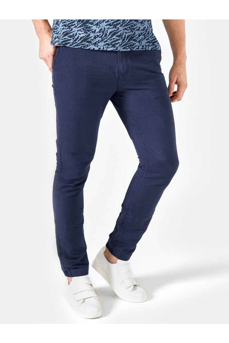 Летен мъжки панталон - тъмносин 100535 INDIGO Fashion 