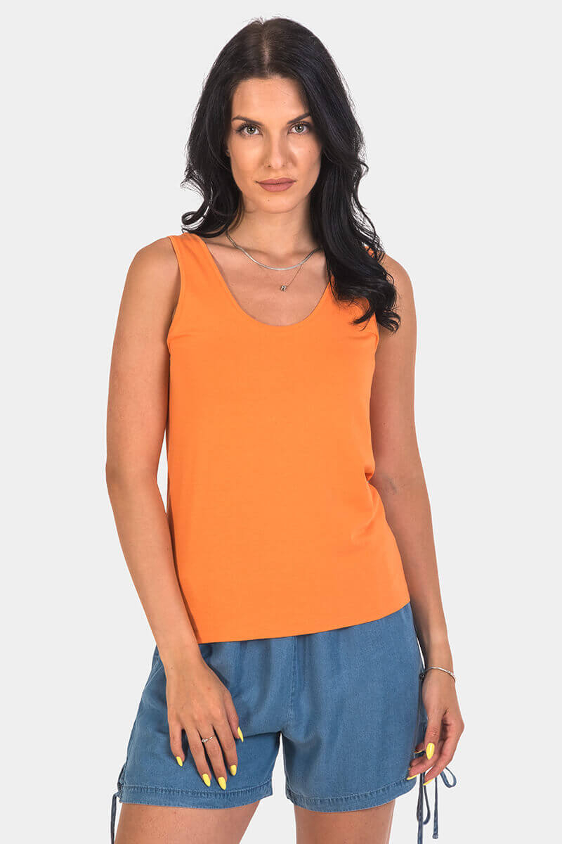 Дамски едноцветен топ 602291-10 XINT