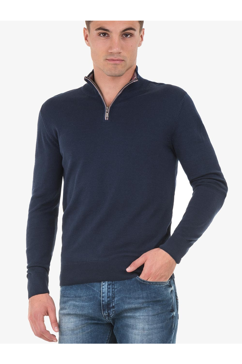 Мъжки пуловер 18356-18 INDIGO Fashion