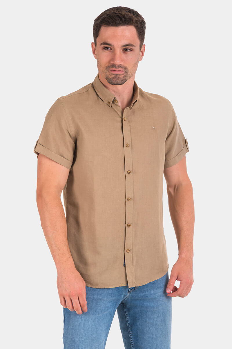 Мъжка риза лен 32491-03 MCL