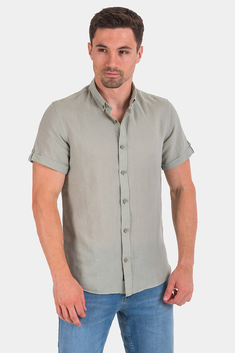 Мъжка ленена риза 32491-26 MCL