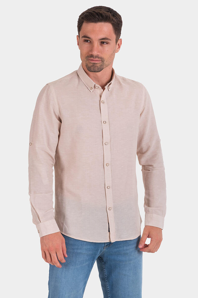 Мъжка ленена риза 32431-02 MCL