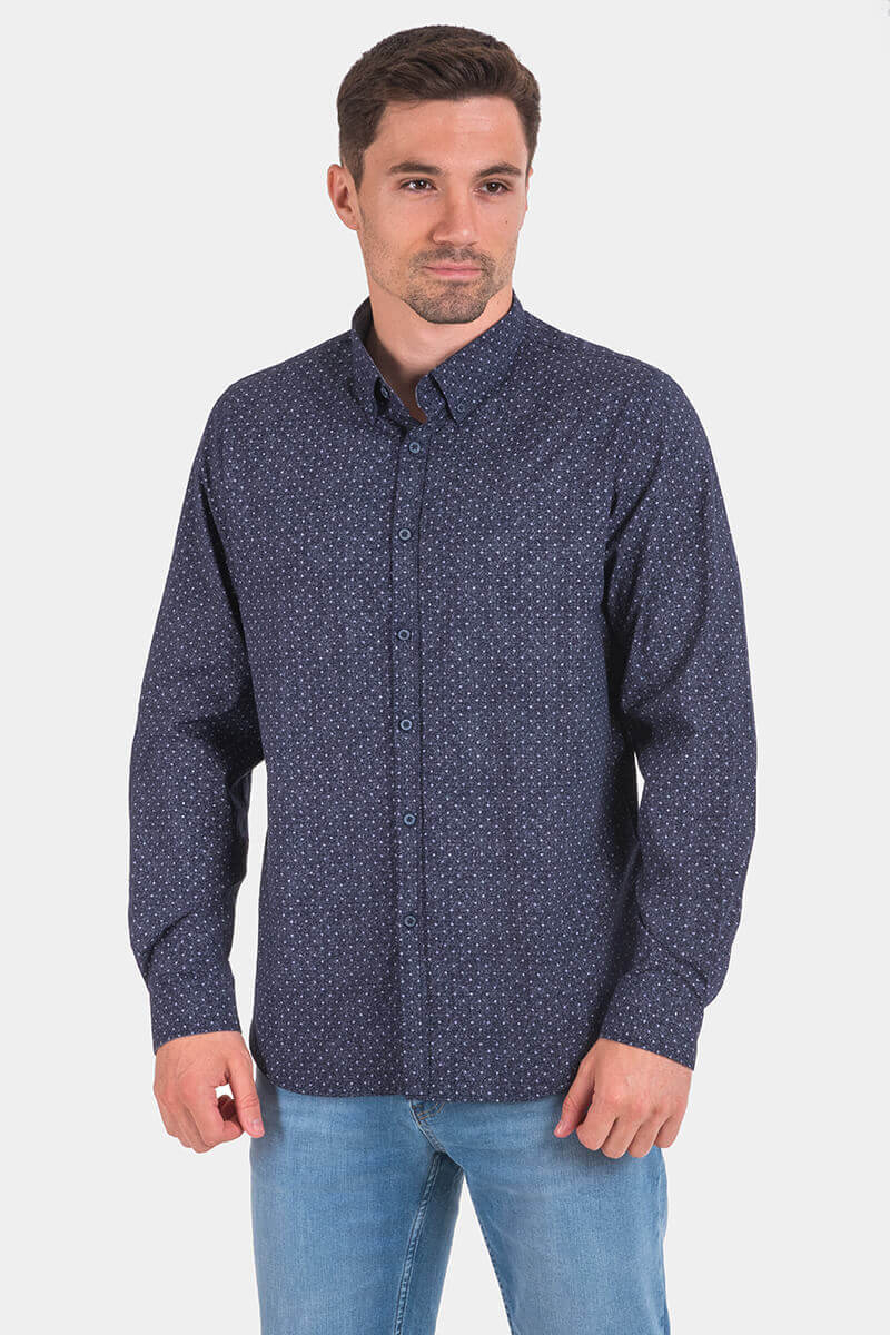 Мъжка памучна риза 32585-18 MCL