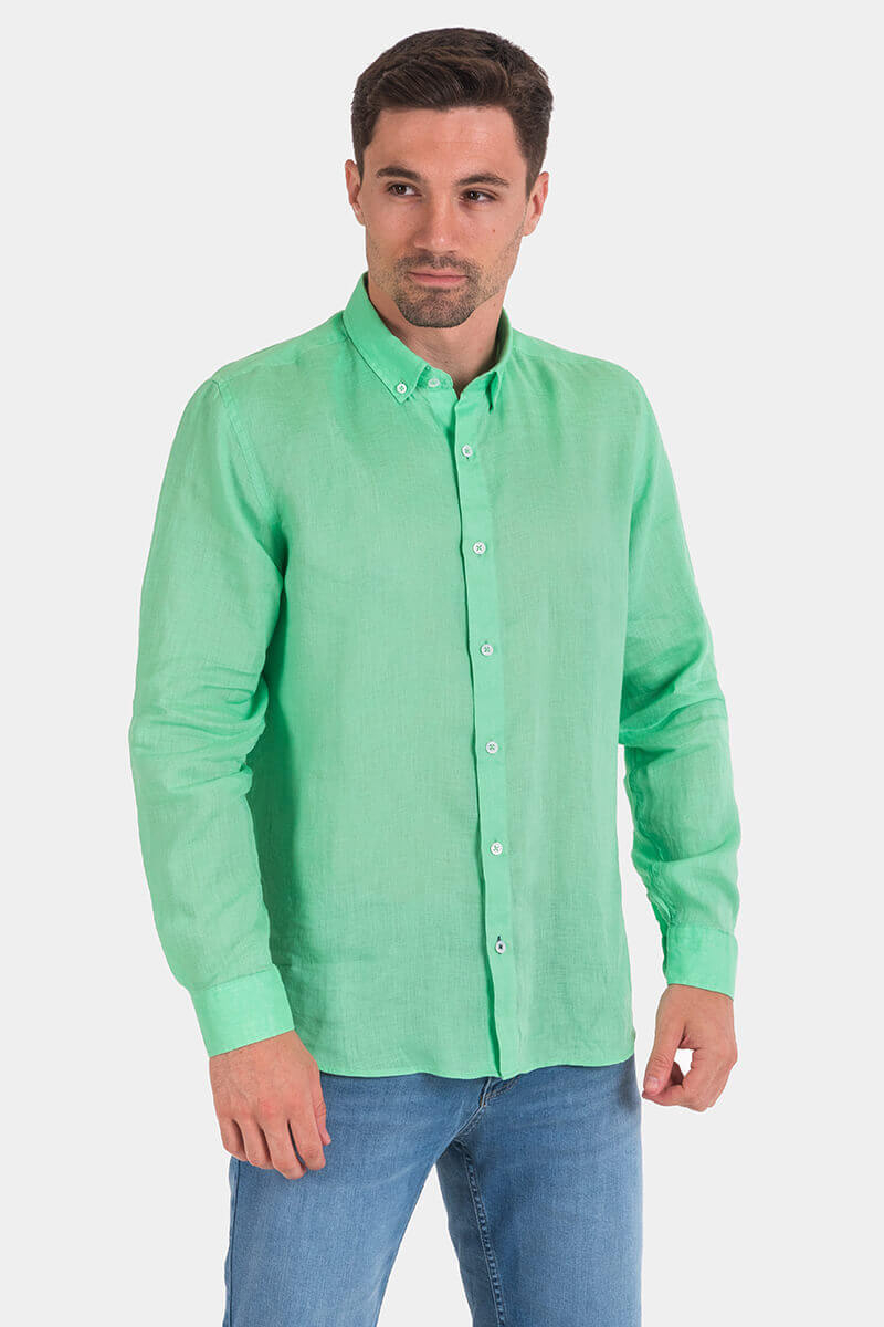 Мъжка ленена риза 700931-05 XINT