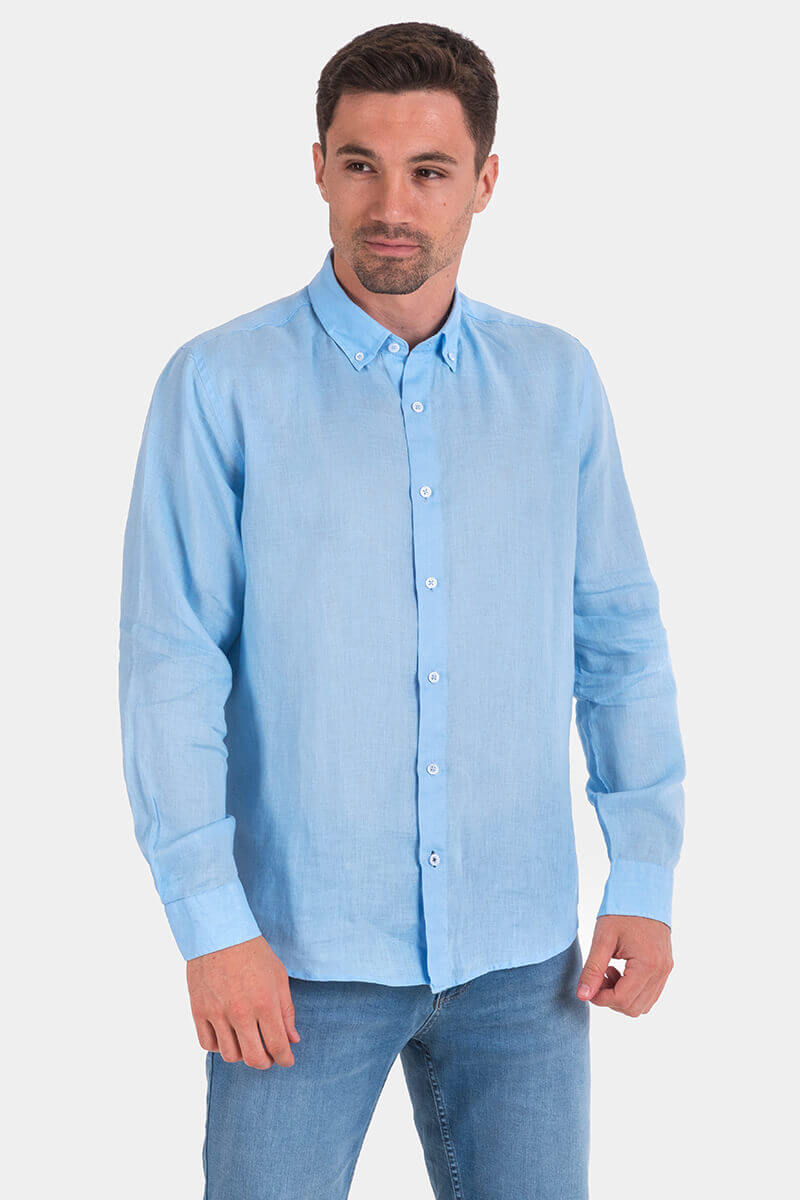 Мъжка ленена риза 700931-08 XINT