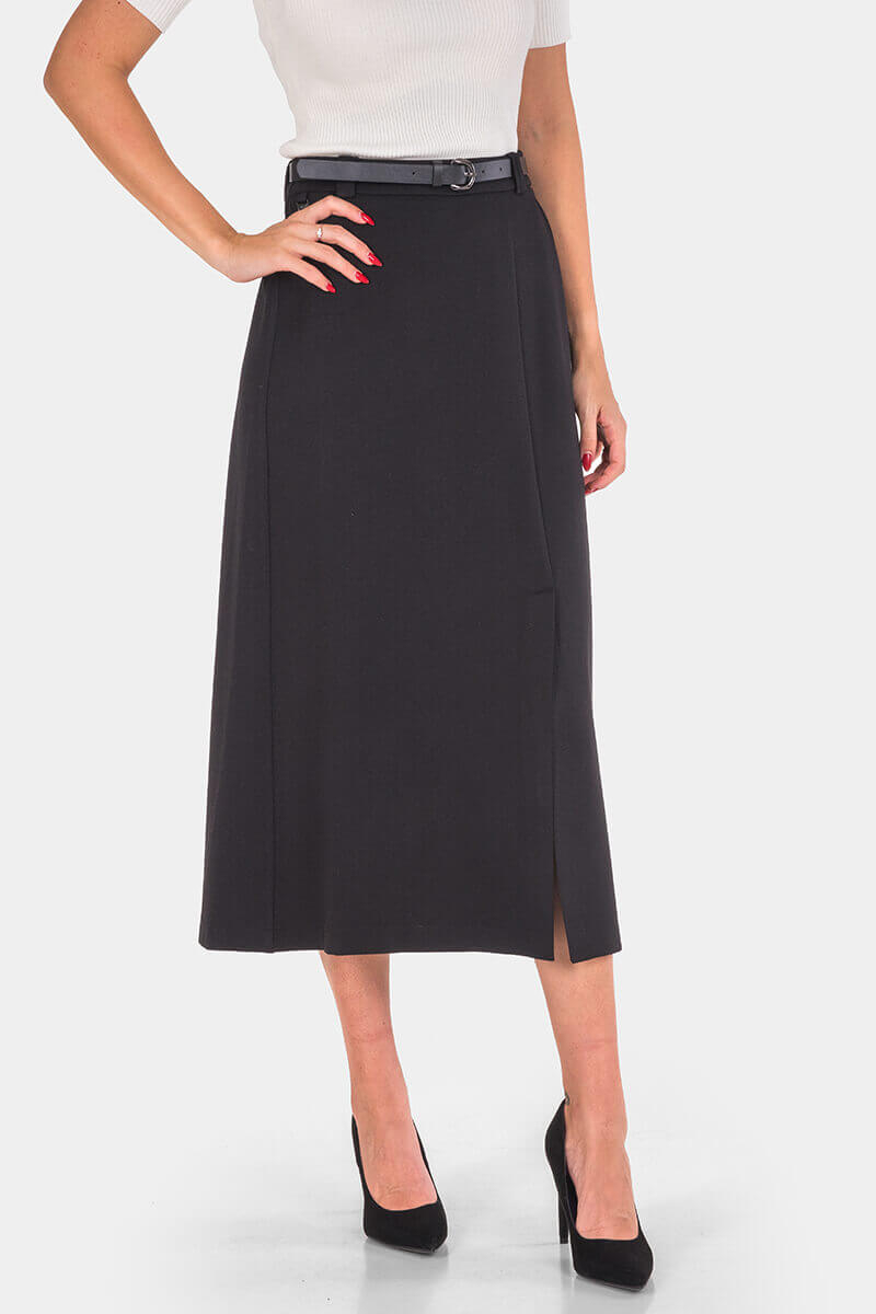 Дълга черна пола 2707-09 Gazaline