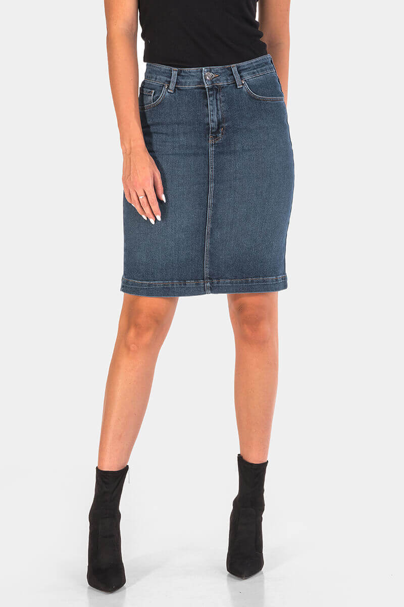 Дънкова пола 6514-78 Lacarino