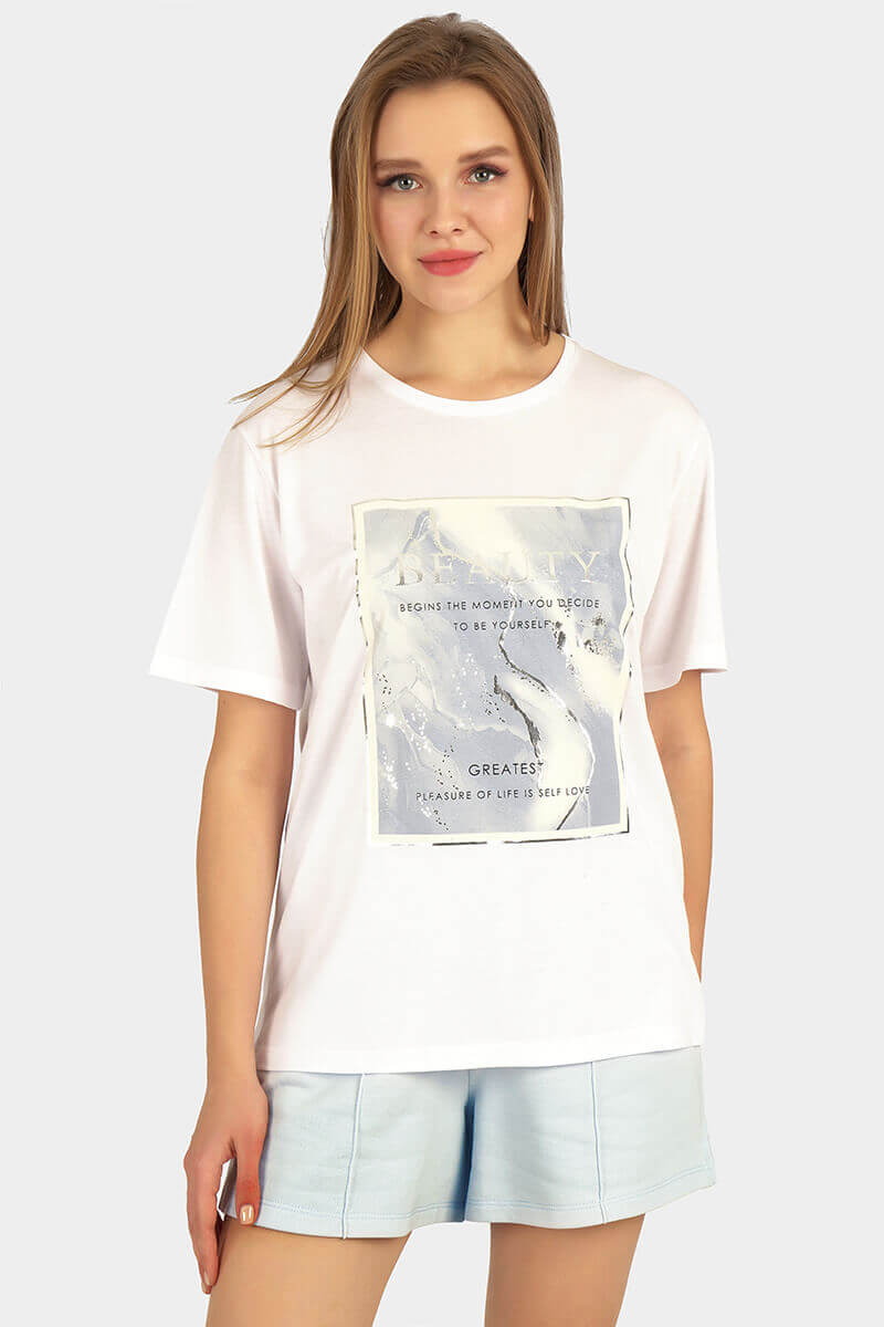 Дамска тениска 7863-17 Joggy INDIGO Fashion Α