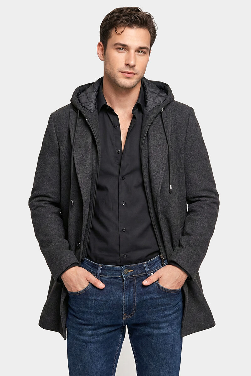 Мъжко палто 40267-16 MCL