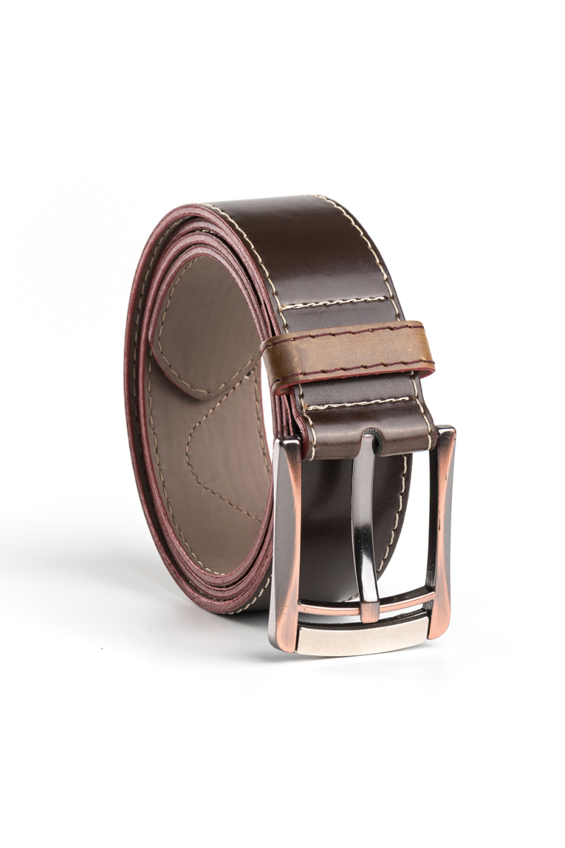 Колан от еко кожа с метална тока 3762 INDIGO Fashion