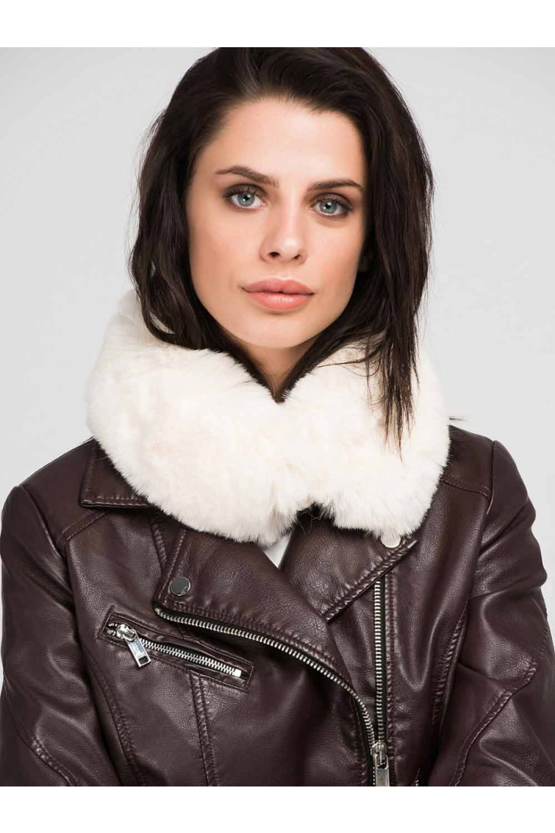 Дамска шал-яка с магнитно закопчаване - екрю 11234 INDIGO Fashion