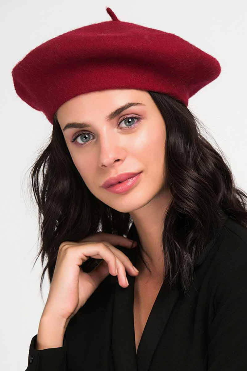 Шапка тип барета 10962-30 INDIGO Fashion