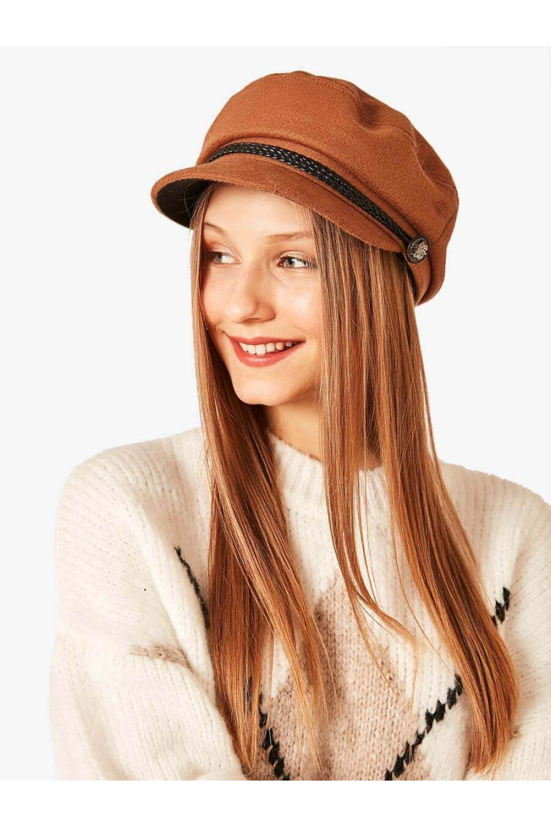 Шапка с козирка 12834-28 INDIGO Fashion