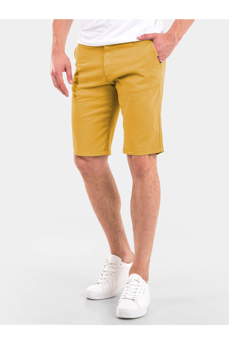 Мъжки бермуди - цвят горчица 11106 INDIGO Fashion