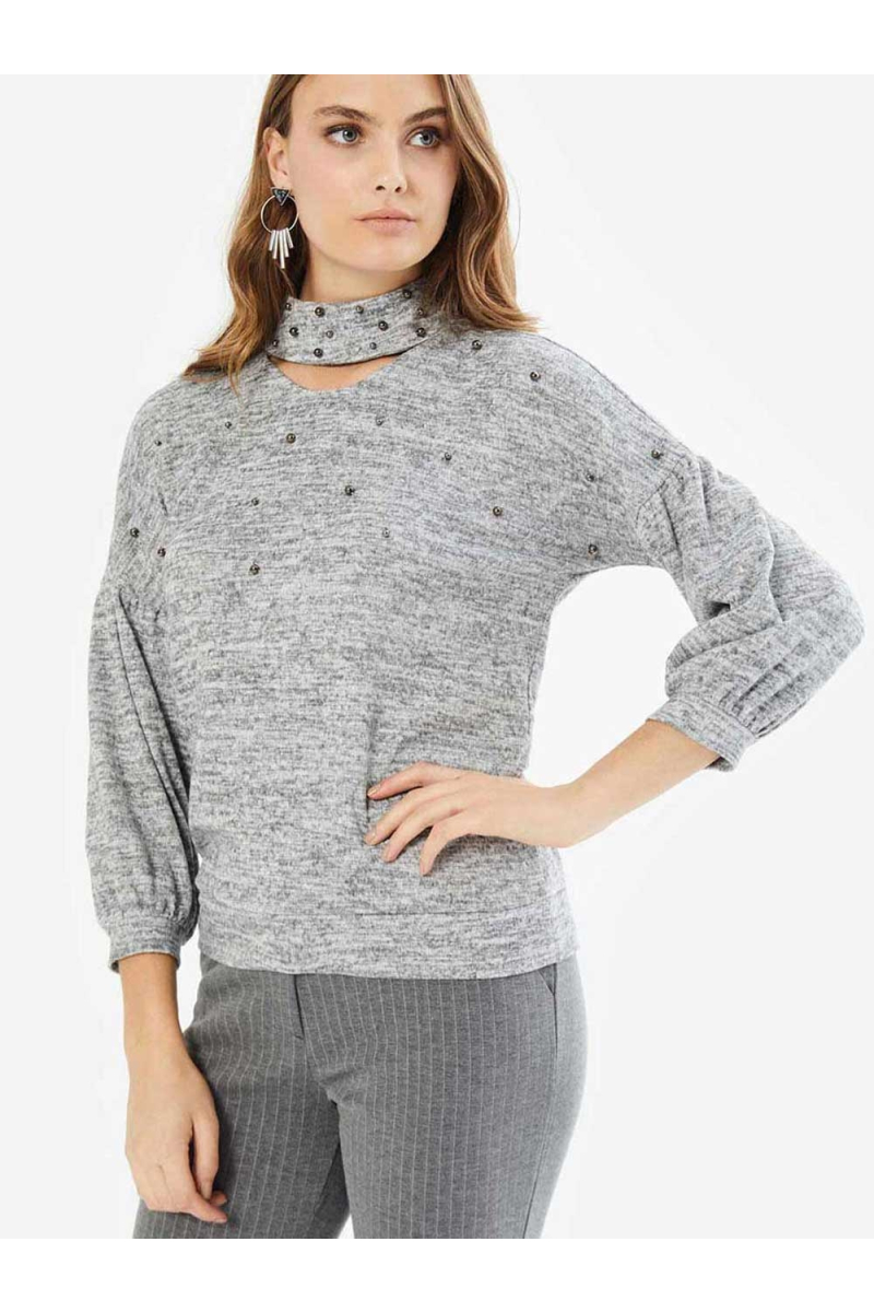 Дамска блуза с 7/8 ръкав 601435 INDIGO Fashion