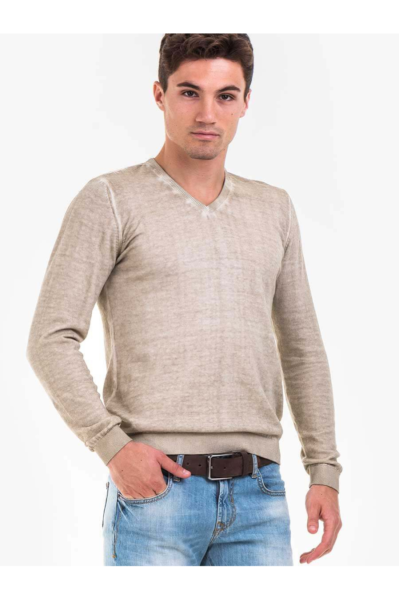 Мъжки пуловер BLUE PETROL 2600-02 INDIGO Fashion