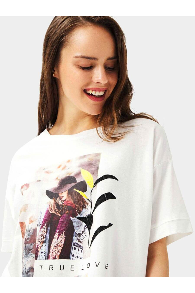 Дамска тениска 601869-01 INDIGO Fashion