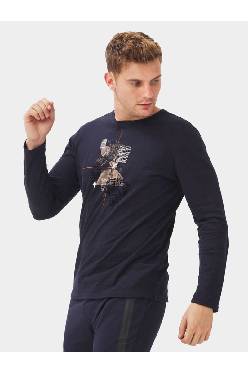 Мъжка блуза 501786-18 INDIGO Fashion