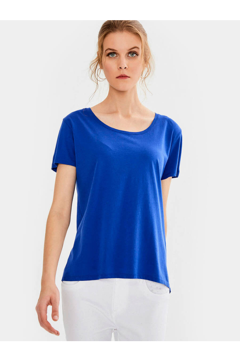 Синя дамска блуза 601477 INDIGO Fashion