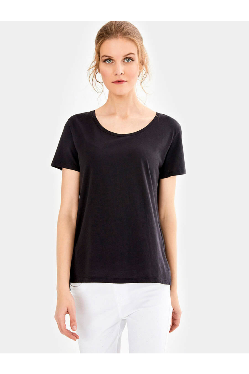 Черна дамска блуза 601477 INDIGO Fashion