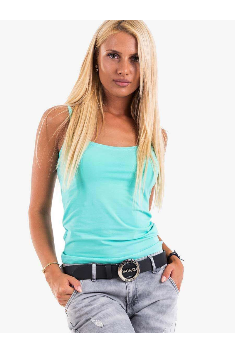 Дамски топ - цвят тюркоаз 15627 INDIGO Fashion