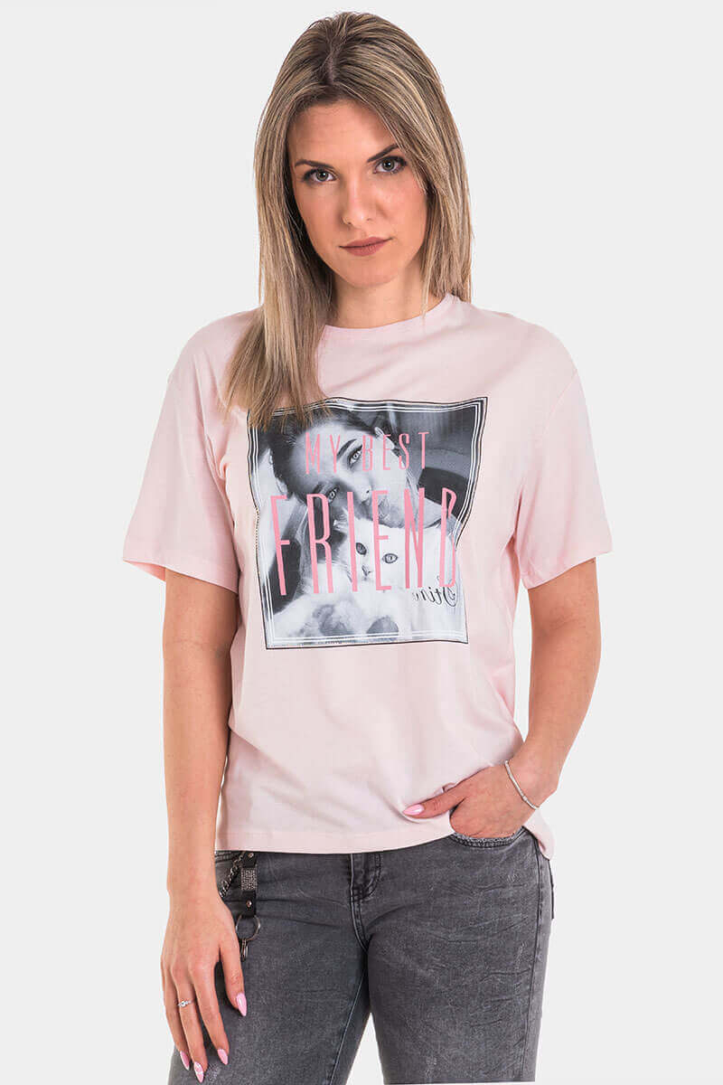 Дамска тениска 7428-50 INDIGO Fashion