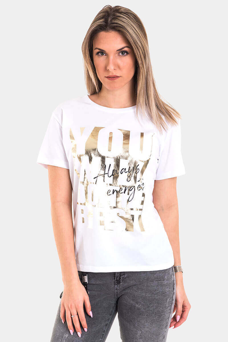 Дамска тениска 7478-20 INDIGO Fashion