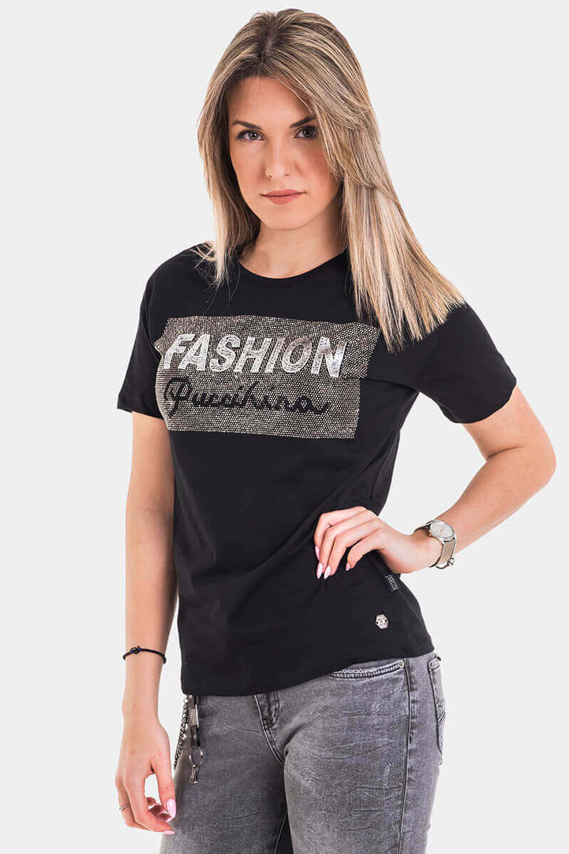 Дамска тениска 8129-09 INDIGO Fashion