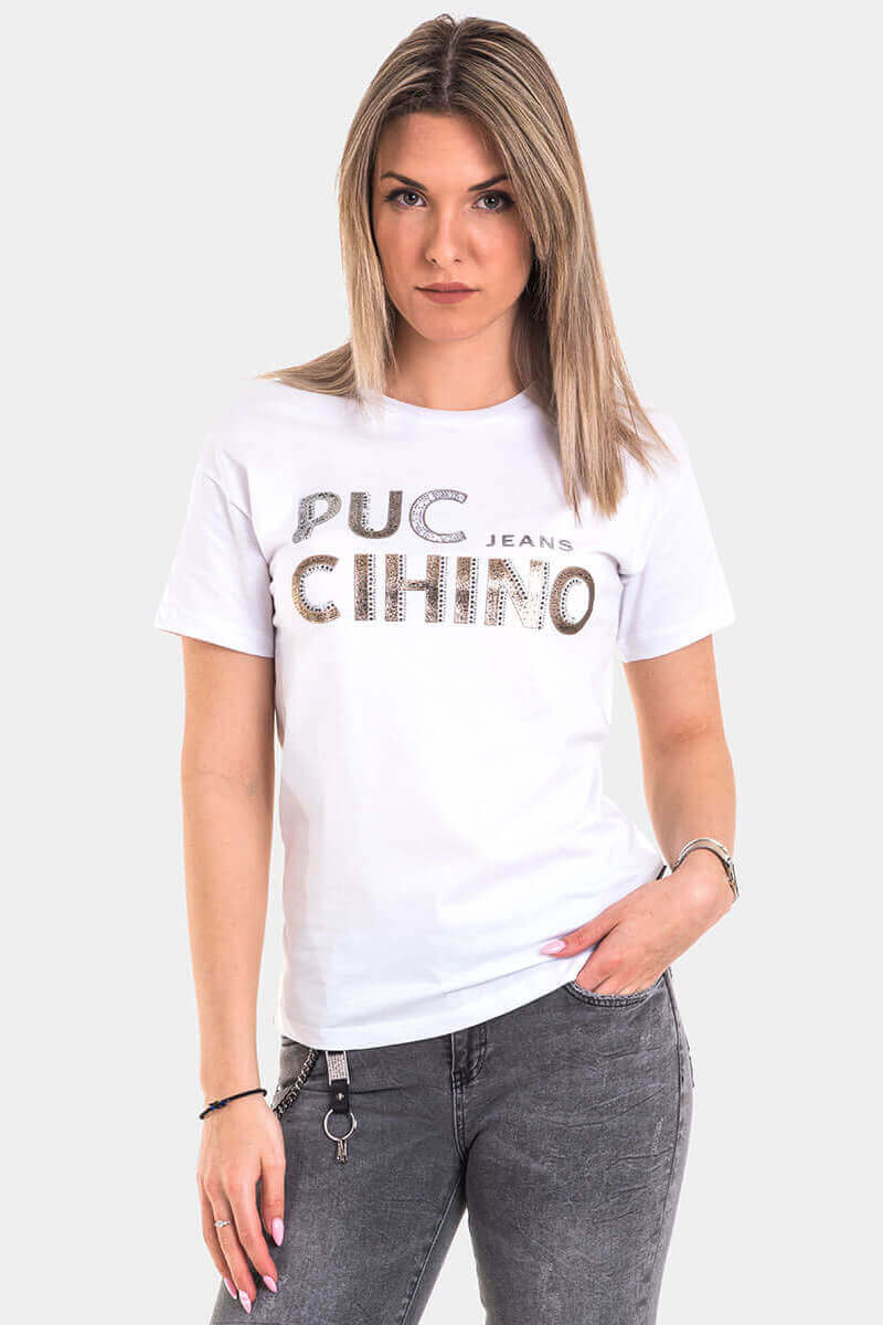 Дамска тениска 8144-20 INDIGO Fashion