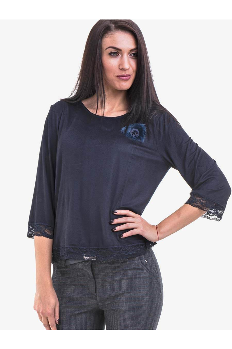 Дамска блуза MACCA 606 INDIGO Fashion