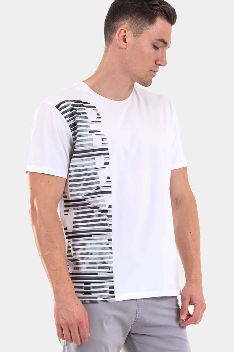 Мъжка тениска 35276-20 INDIGO Fashion