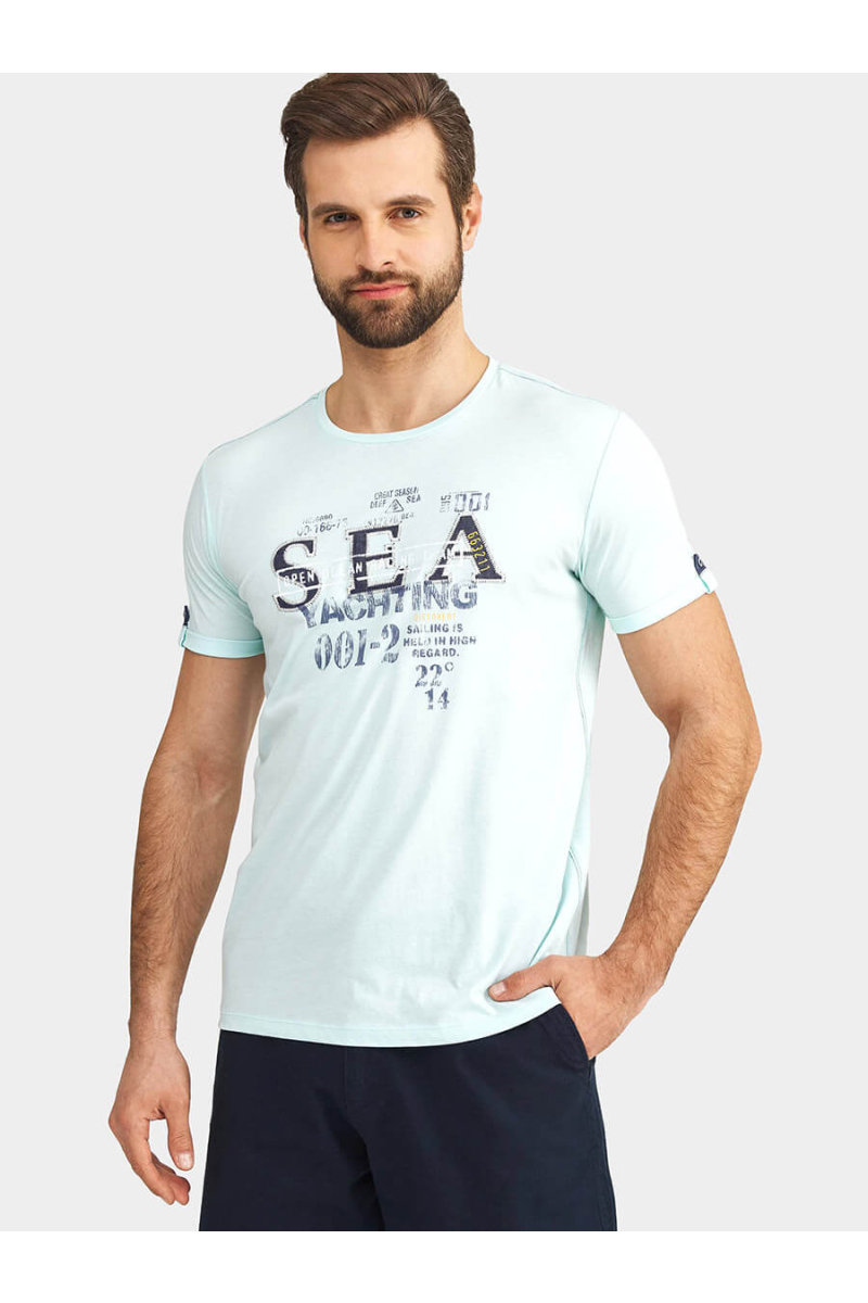 Мъжка тениска 35282-04 INDIGO Fashion