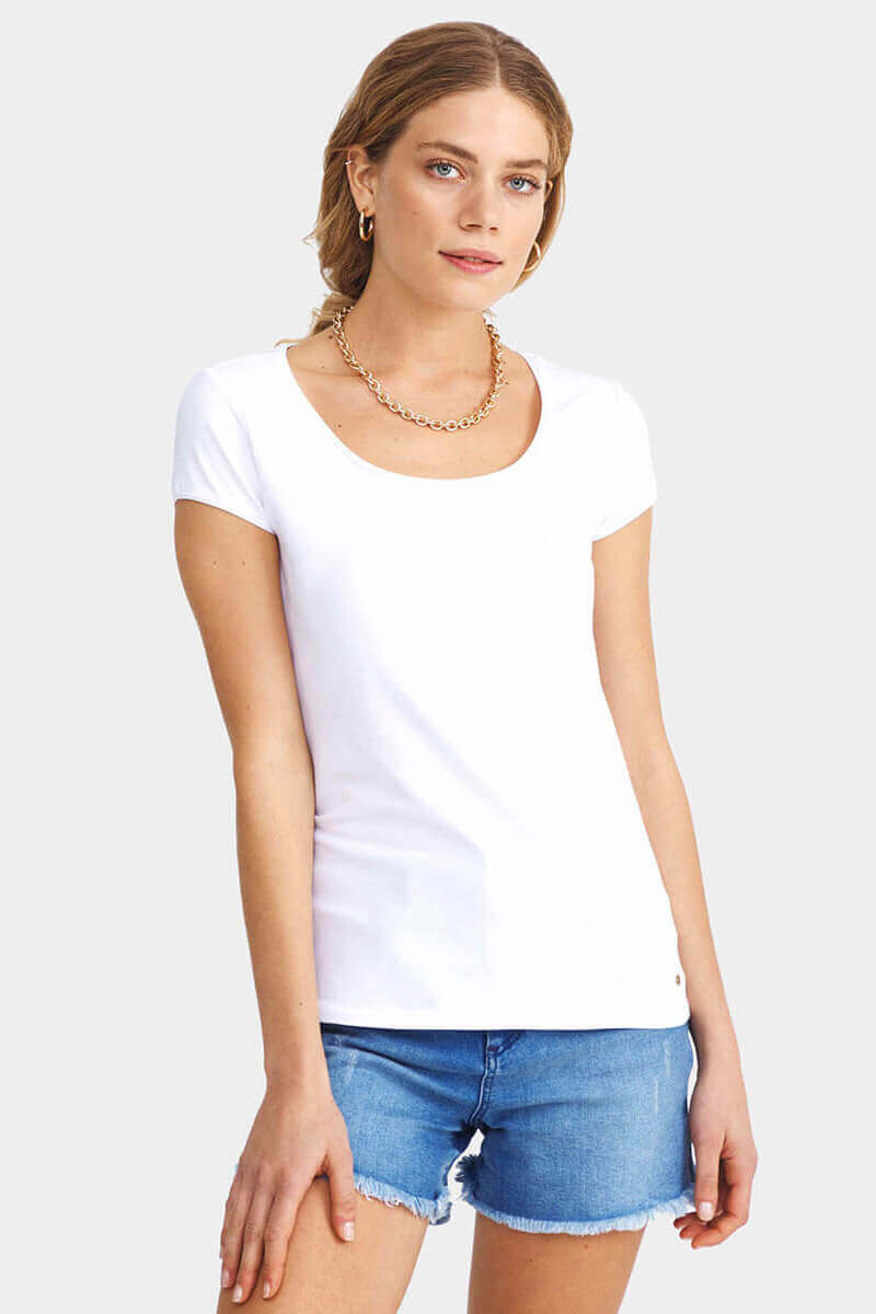 Дамска тениска 601677-20  INDIGO Fashion