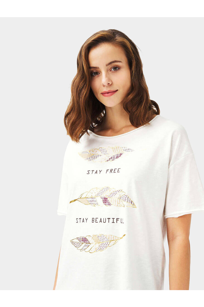 Дамска тениска 601887 INDIGO Fashion