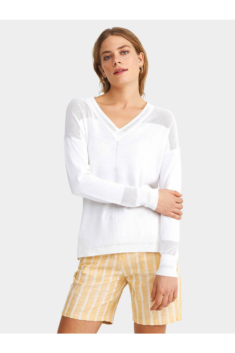 Дамски пуловер 850651 INDIGO Fashion