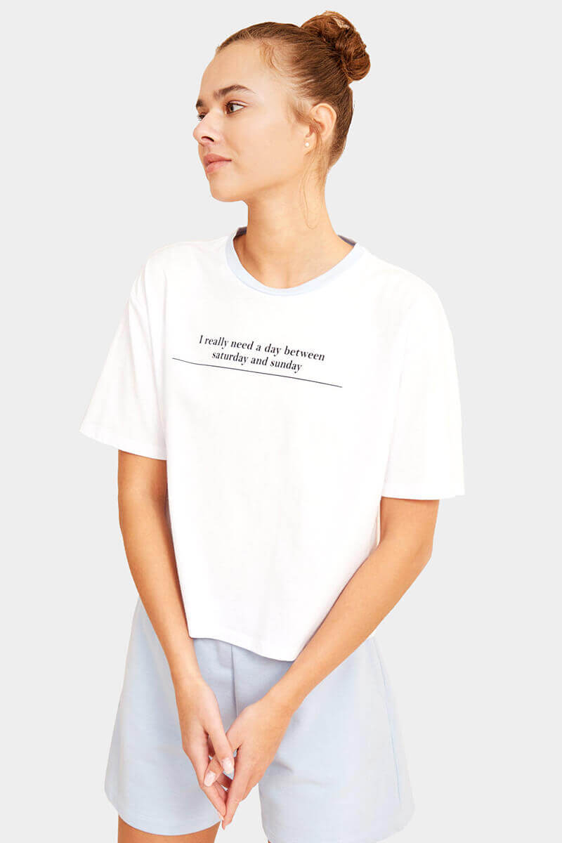 Дамска тениска 602223-17 INDIGO Fashion B