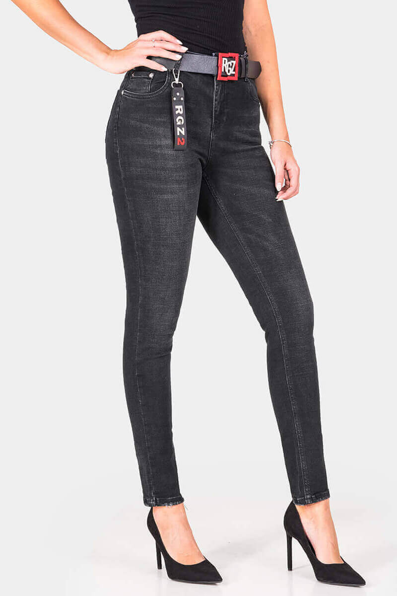 Слим фит дамски дънки 6363 INDIGO Fashion