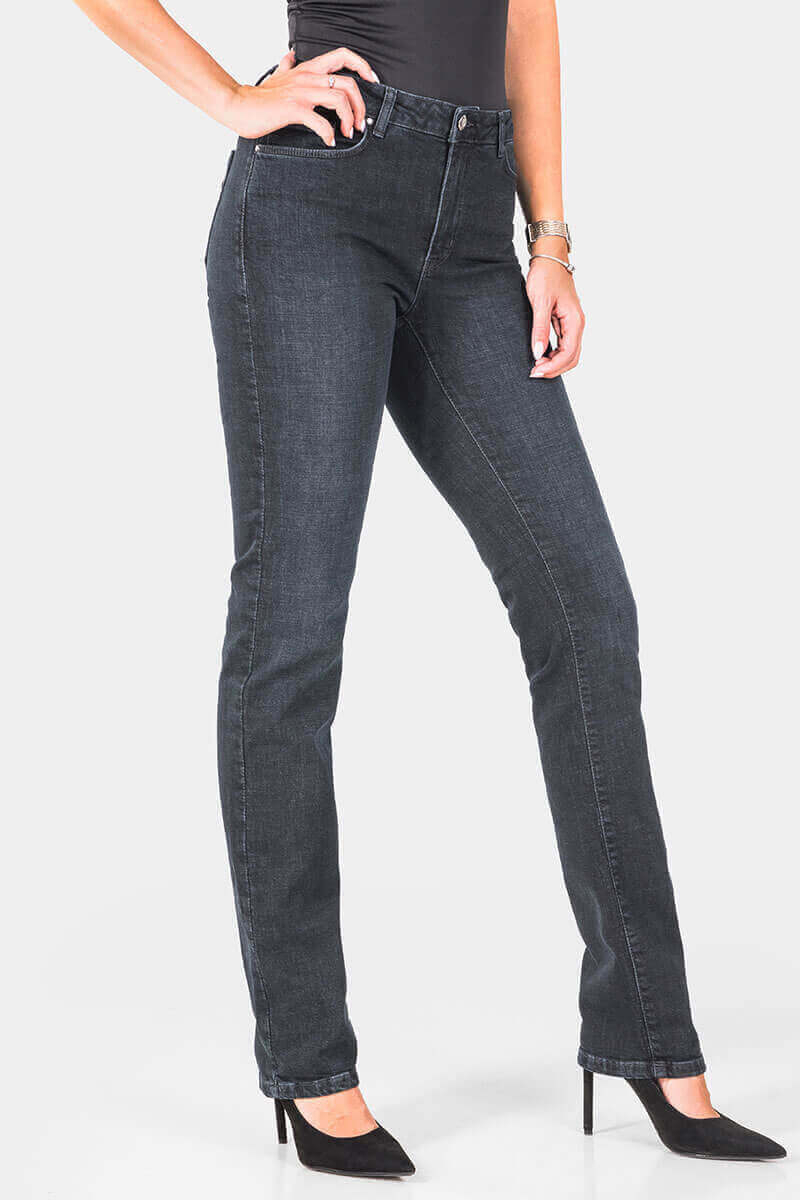 Прави дамски дънки Lady-XL 6271 INDIGO Fashion