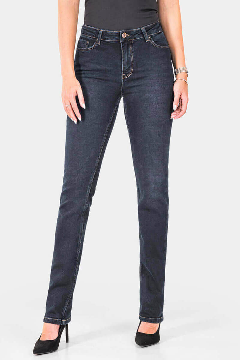 Прави дамски дънки Kelly 6488 INDIGO Fashion